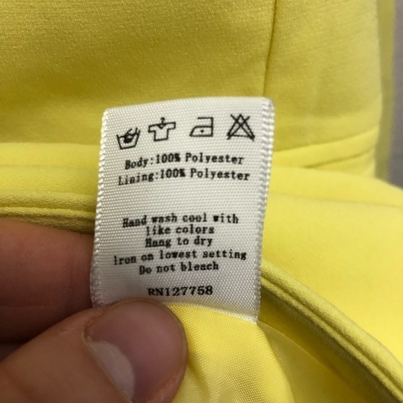 Mural Women’s Easter Yellow Open Front Blazer Plus Size XXL EUC‎ - Picture 4 of 4